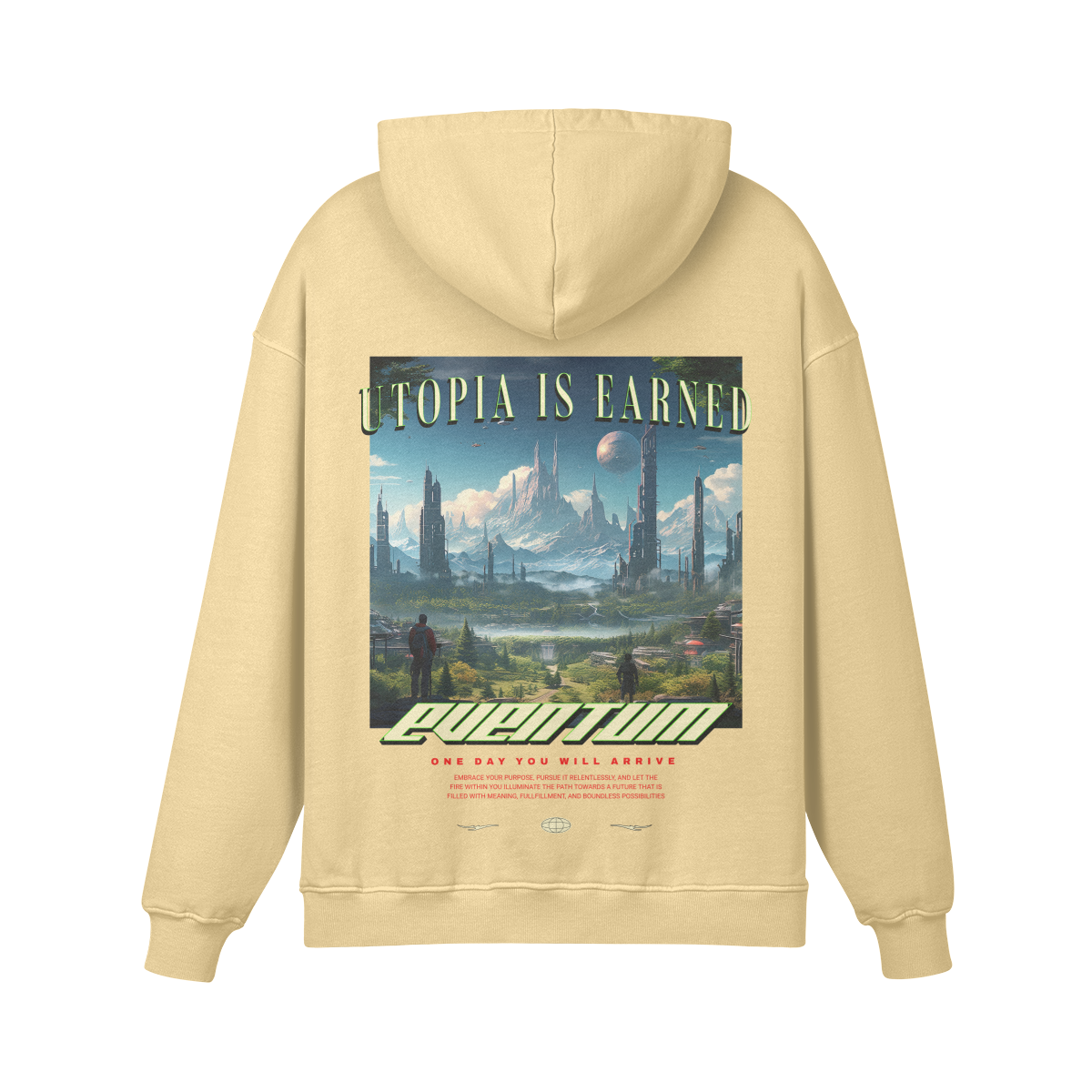 The Eventum Oversized Heavyweight Utopia City Hoodie (unisex)