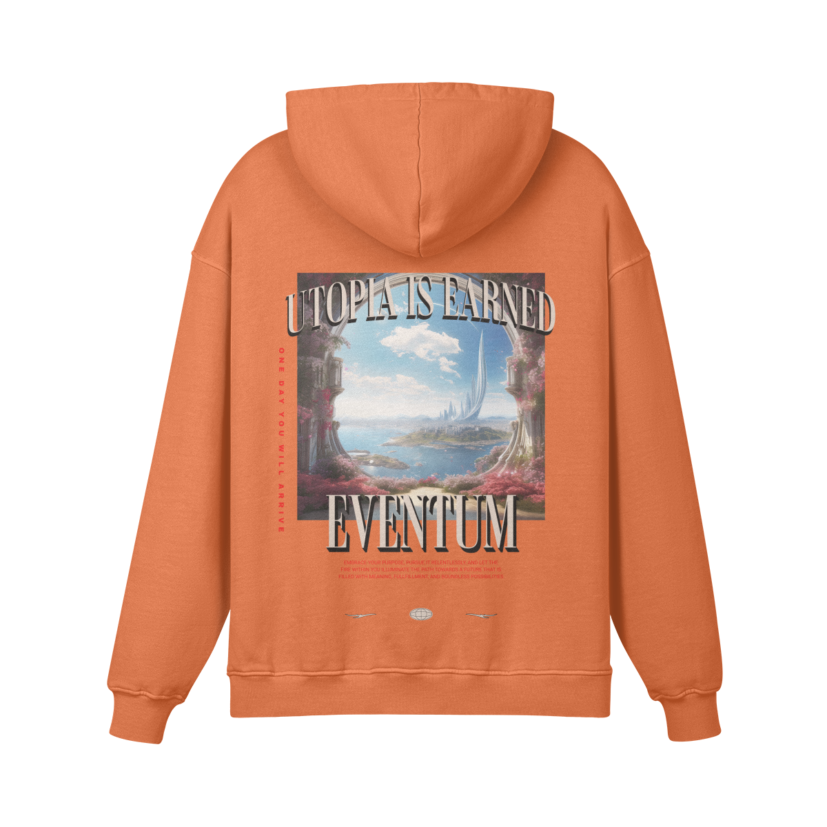 The Eventum Oversized Heavyweight Utopia Rose Hoodie (unisex)