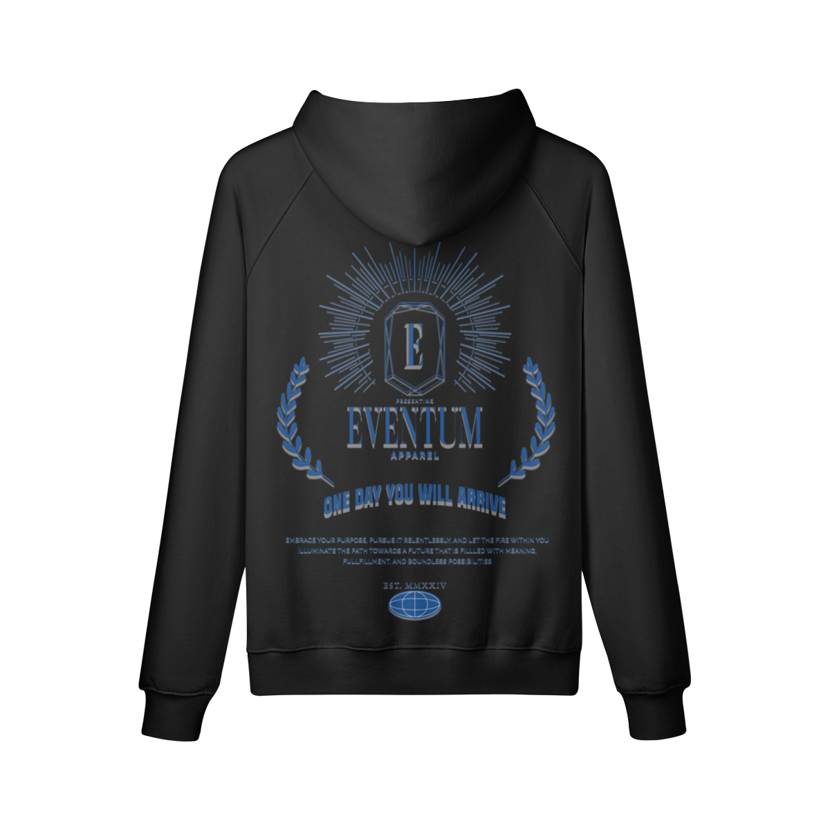 The Eventum Premium Classic Hoodie Blue