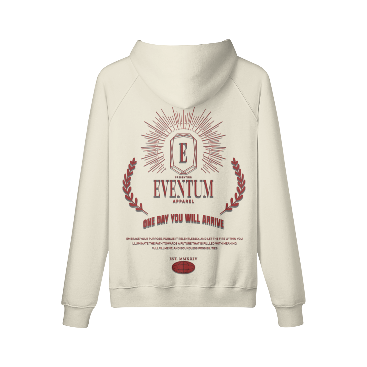 The Eventum Premium Classic Hoodie Red