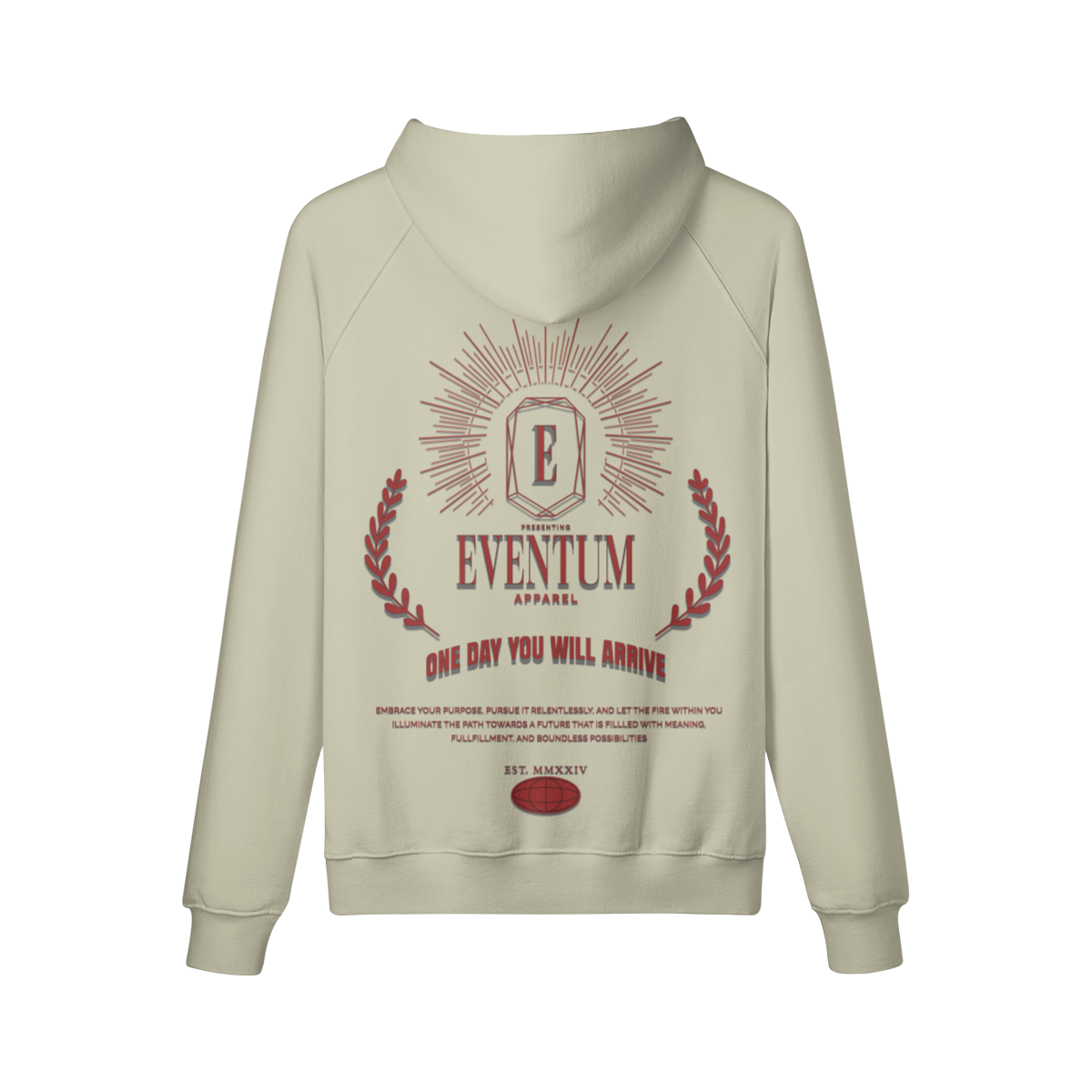 The Eventum Premium Classic Hoodie Red