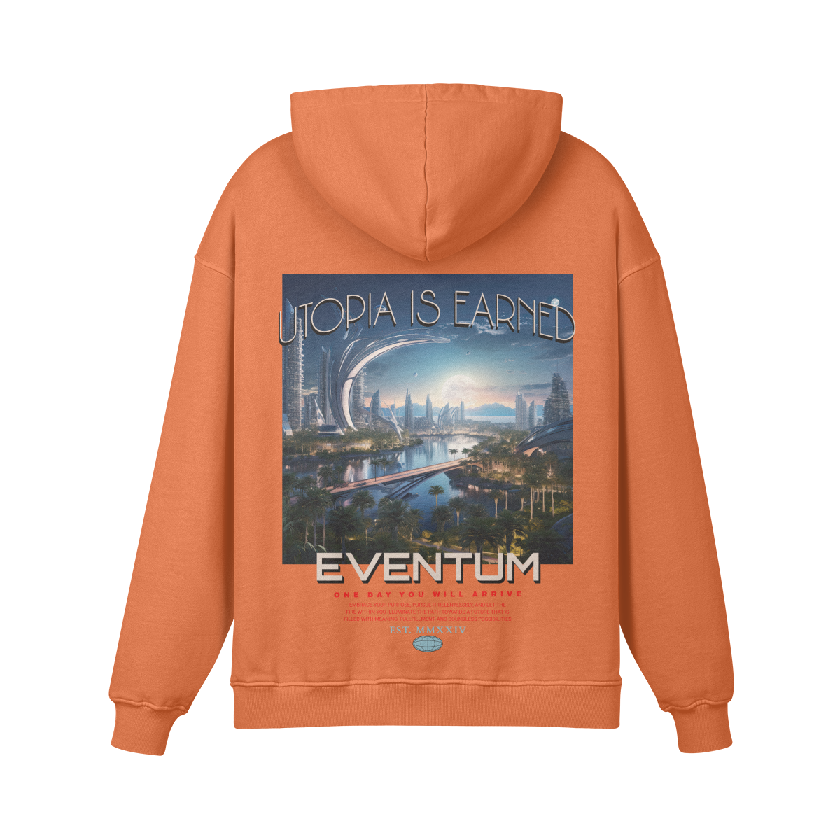 The Eventum Oversized Heavyweight Utopia Tropical Hoodie (unisex)