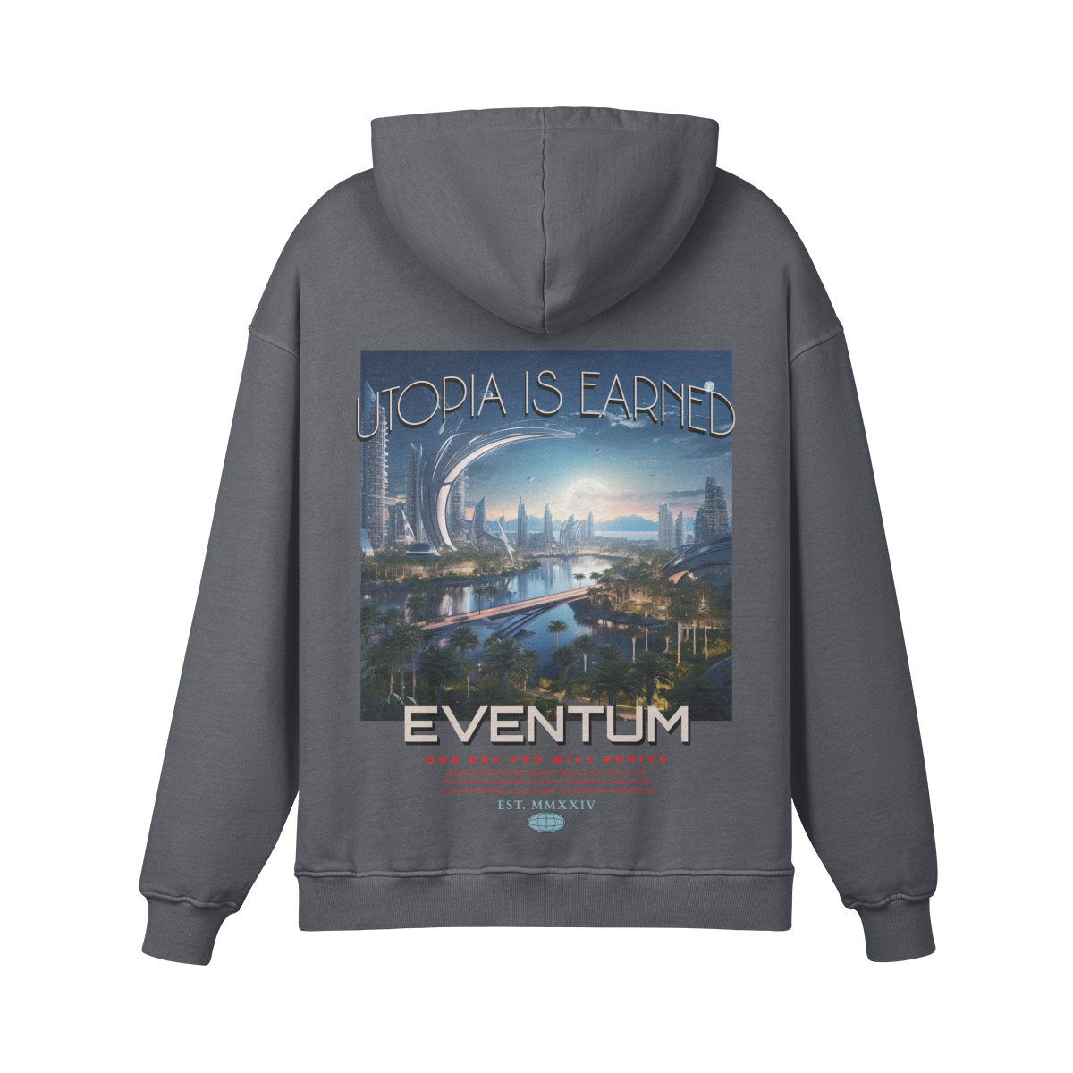 The Eventum Oversized Heavyweight Utopia Tropical Hoodie (unisex)